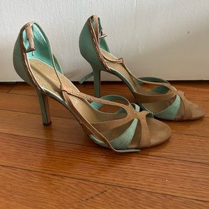 BCBG Max Azria strappy suede sandal